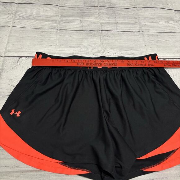 UNDER ARMOUR Womens Size 2X Play Up 3.0 Shorts Black 1353764 - Picture 2 of 9